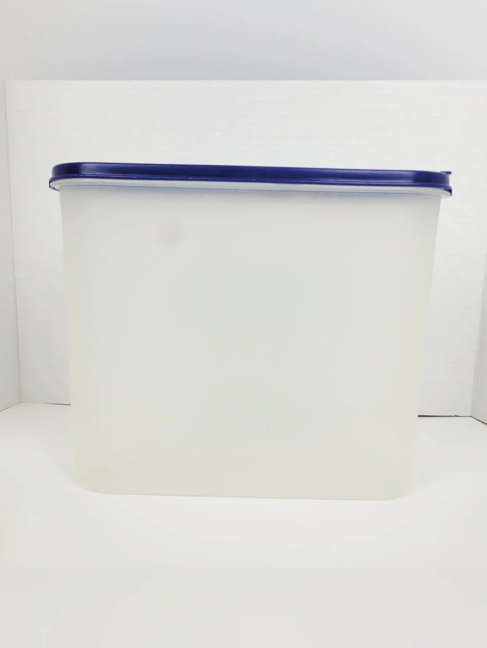 Vtg 90s~Tupperware 2239E~2351C~Modular Mates w/Blue Lids~Dry Food Pantry Keeper